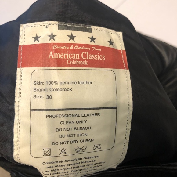 Genuine Leather Motorcycle Pants with Lining - Picture 4 of 7